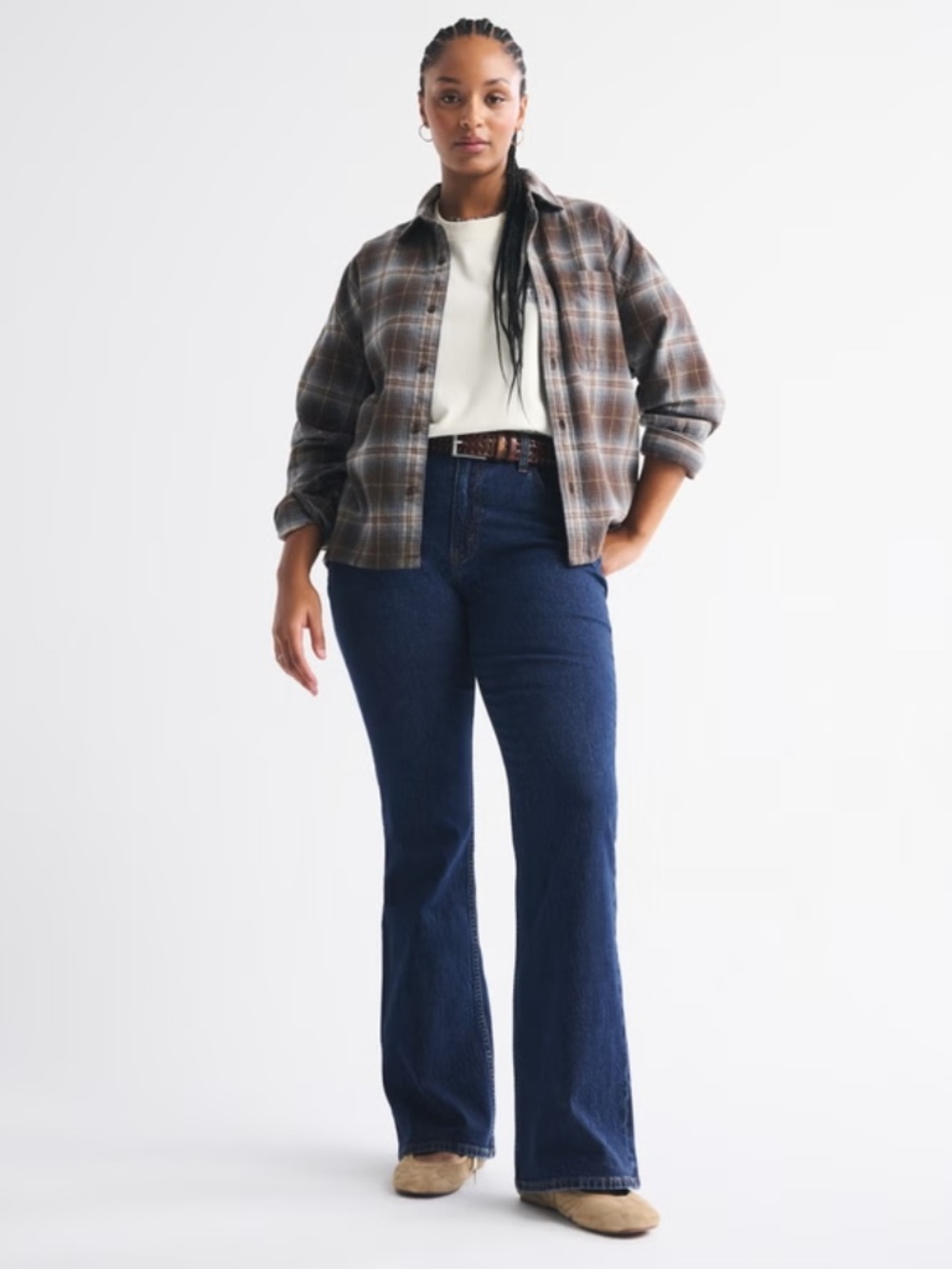 Abercrombie & Fitch High Rise Bootcut Curve Love Jeans